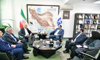 دیدار رئیس سازمان مدیریت و برنامه‌ریزی و معاون آمار‌و‌اطلاعات استان خوزستان با ریاست سازمان نقشه‌برداری کشور 