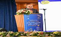 سخنرانی رئیس سازمان مدیریت و برنامه‌ریزی استان زنجان در مراسم اختتامیه بیست و هشتمین همایش نقشه‌برداری و اطلاعات مکانی (ژئوماتیک 1403)