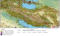 گزارش  زمین لرزه با بزرگای 5 در پهنه ایران مرکزی (فروردین 1404)  