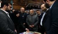 بازدید سران کشوری و لشکری از غرفه سازمان نقشه برداری کشور در نمایشگاه ایران ژئو