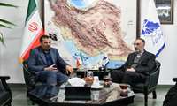 دیدار رئیس سازمان مدیریت و برنامه‌ریزی استان آذربایجان شرقی با رئیس سازمان نقشه‌برداری کشور