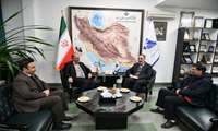دیدار معاون توسعه و مدیریت منابع سازمان امور عشایر ایران با رئیس سازمان نقشه‌برداری کشور