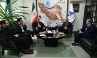 دیدار رئیس سازمان مدیریت و برنامه‌ریزی استان قم با رئیس سازمان نقشه‌برداری کشور