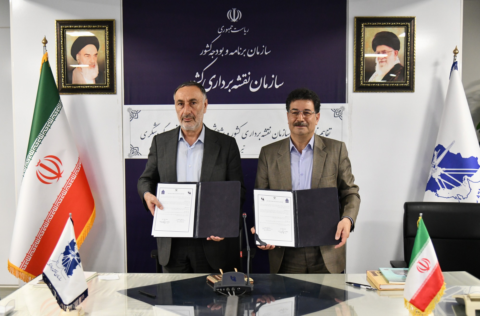 انعقاد تفاهم‌نامه همکاری میان سازمان نقشه‌برداری کشور و پژوهشگاه میراث فرهنگی و گردشگری
